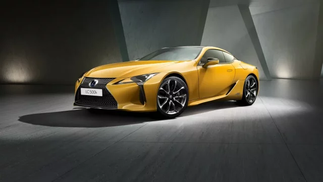 Lexus LC Yellow Edition: Speciální žlutá edice není limitovaná počtem kusů, ale dobou výroby