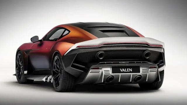 Aston Martin postavil nejsilnější auto s motorem vpředu. Valen má 850 koní