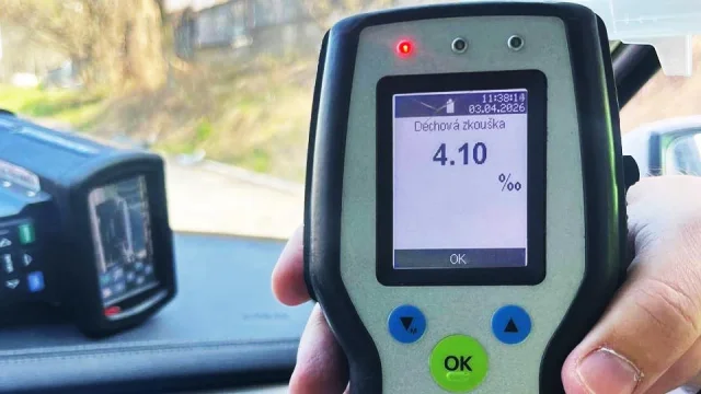 4 promile za volantem šokovaly policii. Řidič přitom nevypil ani kapku alkoholu