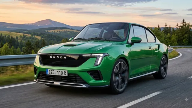 Kultovní Škodovka se mohla vrátit jako elektromobil. Takhle by eRko vypadalo podle dnešních trendů